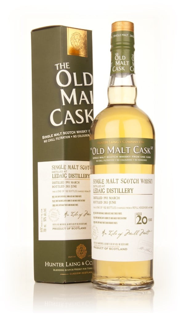 Ledaig 20 Year Old 1993 (cask 9858) - Old Malt Cask (Hunter Laing) 70cl