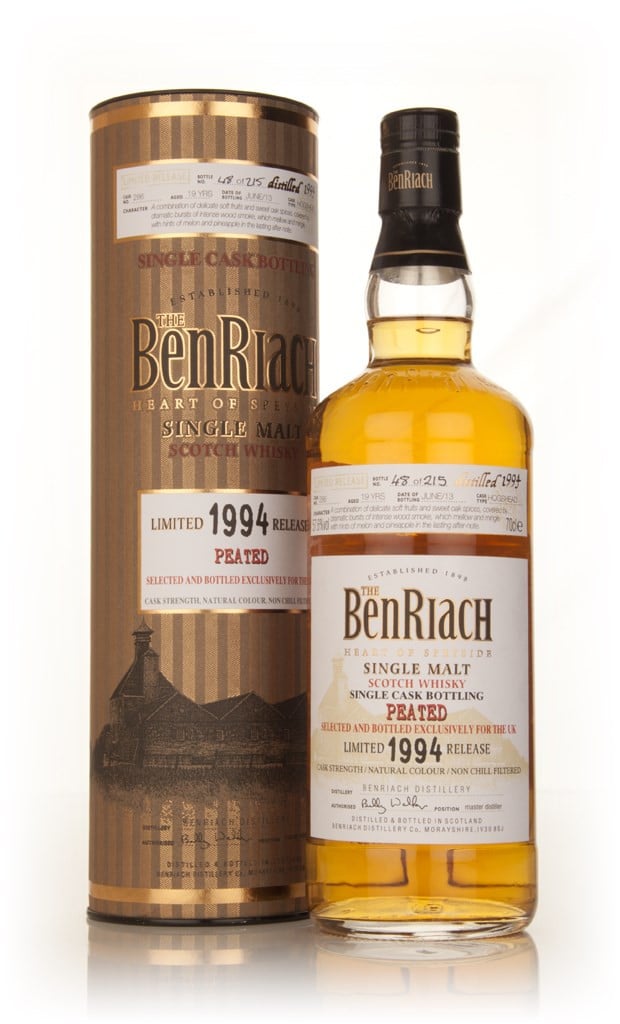 BenRiach 19 Year Old 1994 (cask 286) - Peated