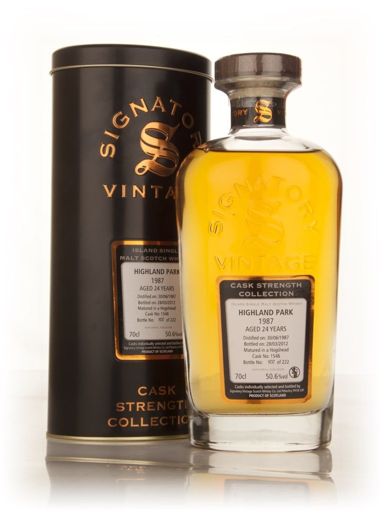 Highland Park 24 Year Old 1987 (cask 1546) - Cask Strength Collection (Signatory) 70cl