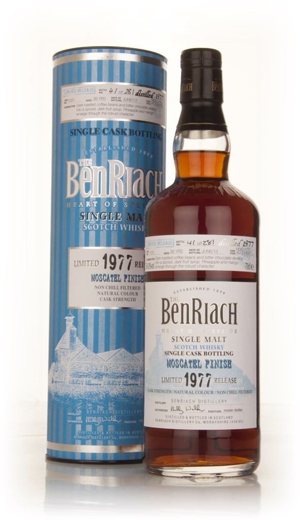Benriach 36 Year Old 1977 (cask 1031) - Moscatel Cask Finish 70cl
