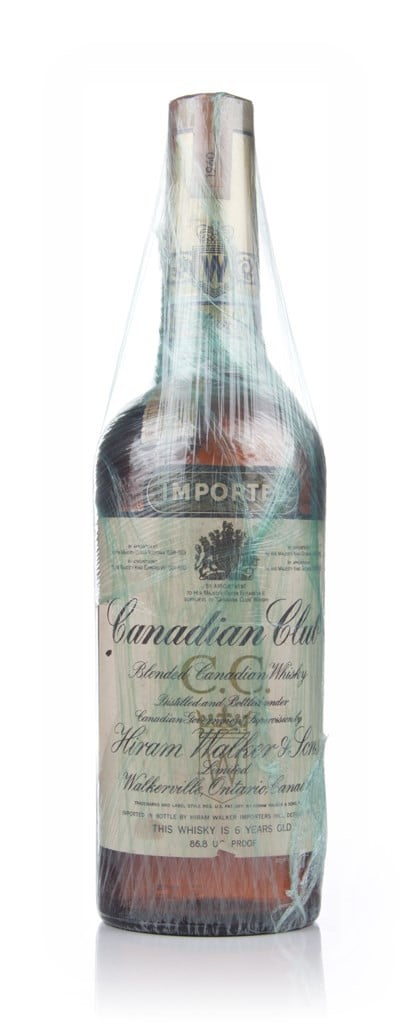Canadian Club 6 Year Old Whisky - 1960 75cl