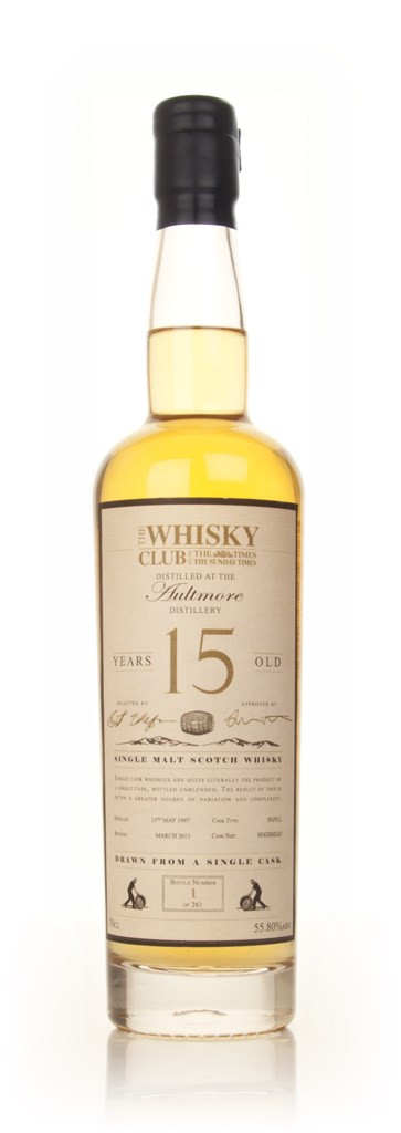 Aultmore 15 Year Old 1997 (The Whisky Club) 70cl