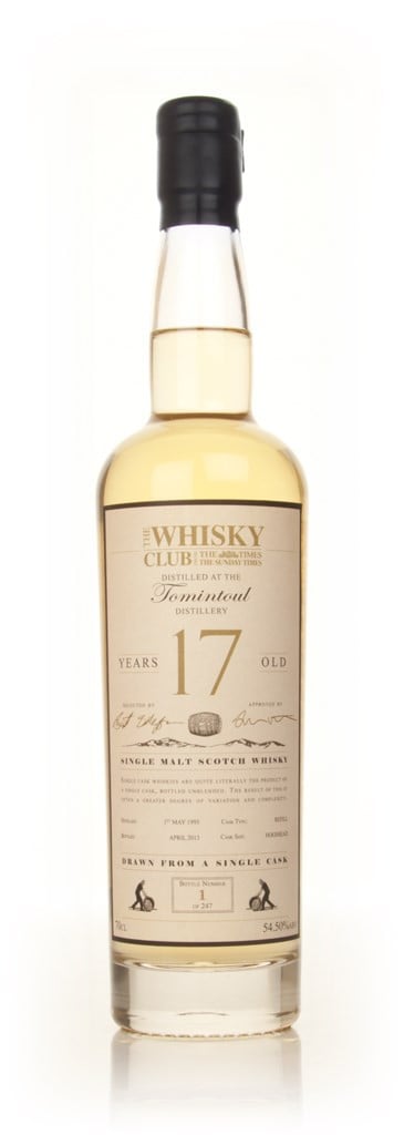 Tomintoul 17 Year Old 1995 (The Whisky Club) 70cl