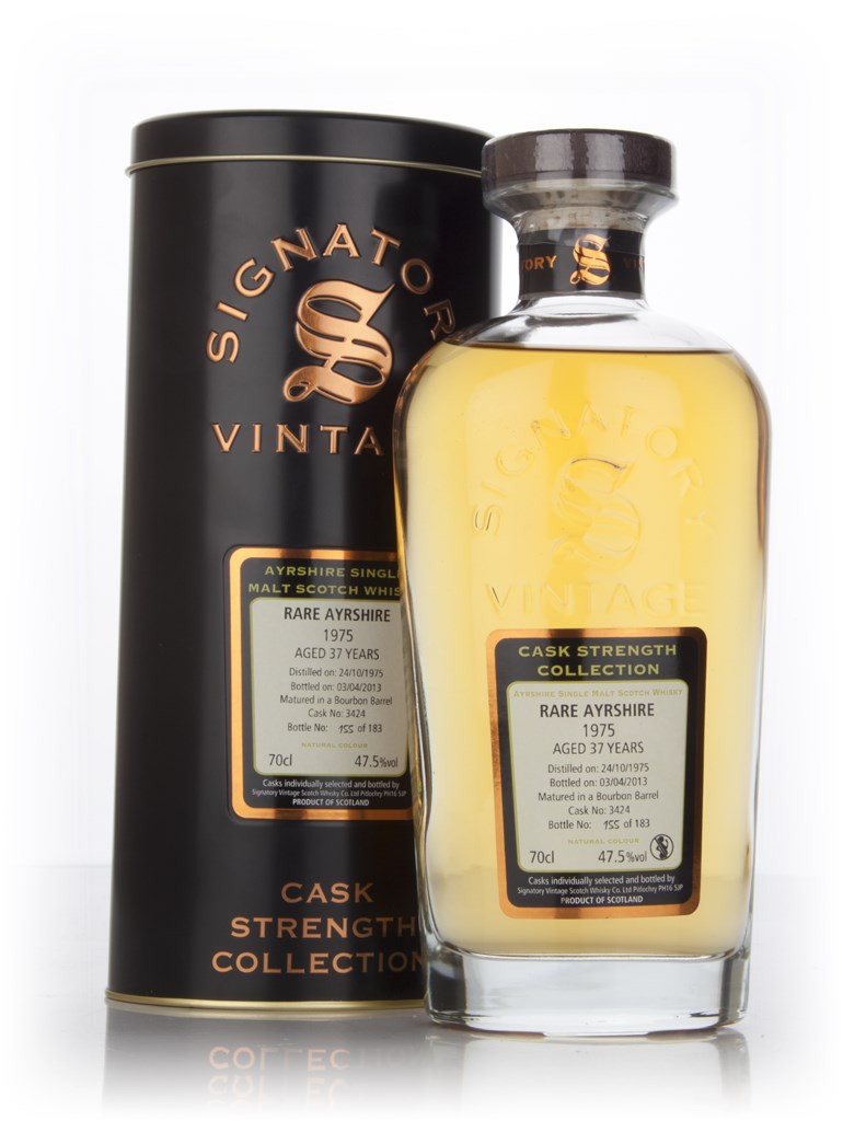Rare Ayrshire (Ladyburn) 37 Year Old 1975 (cask 3424) - Cask Strength Collection (Signatory) 70cl