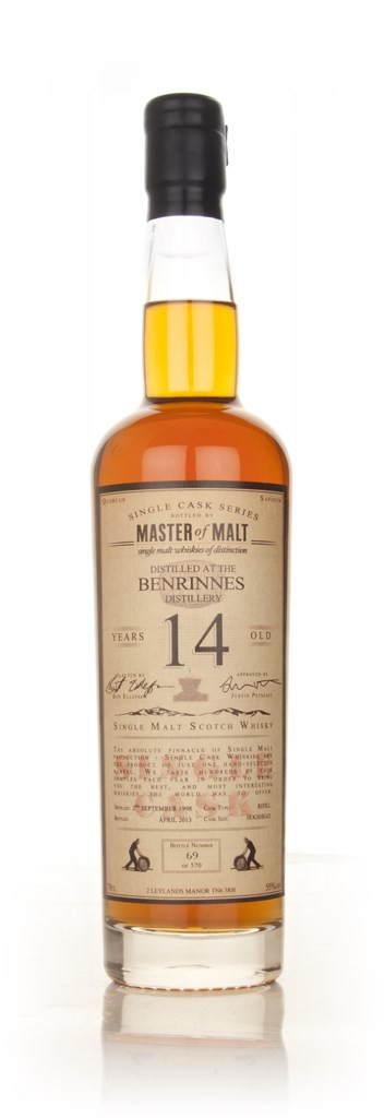 Benrinnes 14 Year Old 1998 - Single Cask (Master of Malt) 70cl