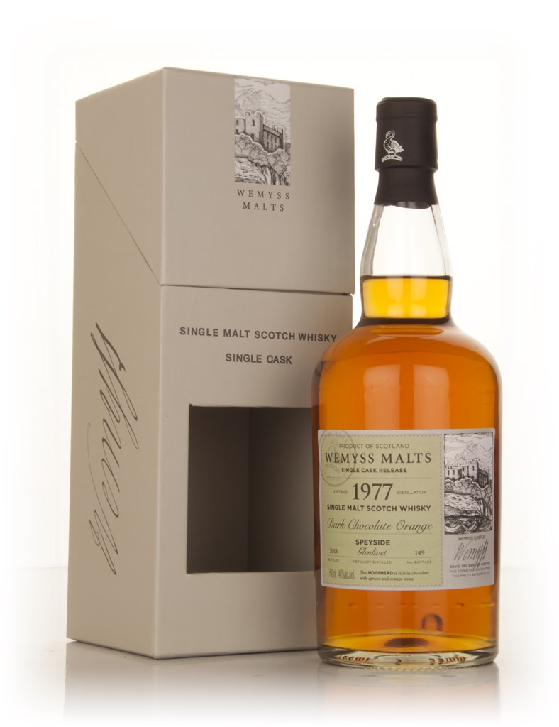 Dark Chocolate Orange 1977 - Wemyss Malts (Glenlivet) 70cl