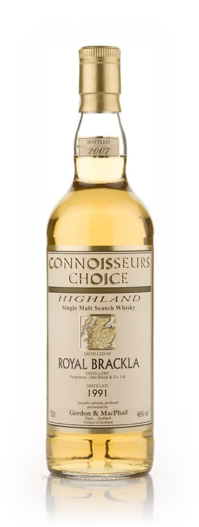Royal Brackla 1991 (bottled 2007) - Connoisseurs Choice (Gordon & MacPhail) 70cl