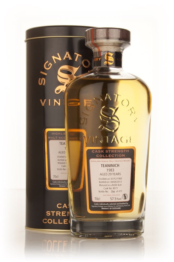 Teaninich 29 Year Old 1983 (cask 8071) - Cask Strength Collection (Signatory) 70cl
