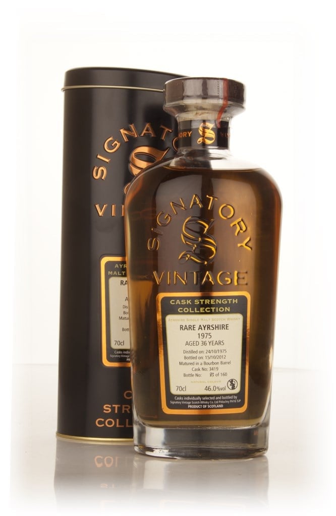 Rare Ayrshire (Ladyburn) 36 Year Old 1975 (cask 3419) - Cask Strength Collection (Signatory) 70cl
