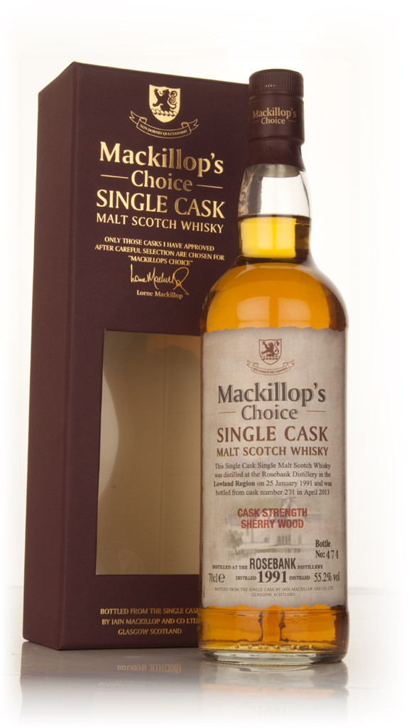 Rosebank 22 Year Old 1991 (cask 271) - Mackillop's Choice 70cl