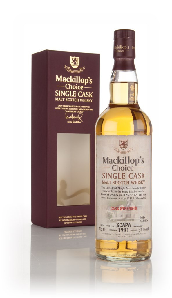 Scapa 22 Year Old 1991 (cask 1211) - Mackillop's Choice 70cl