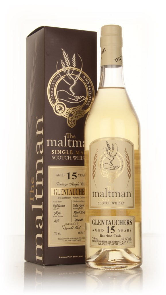 Glentauchers 15 Year Old 1997 (cask 3854) - The Maltman 70cl