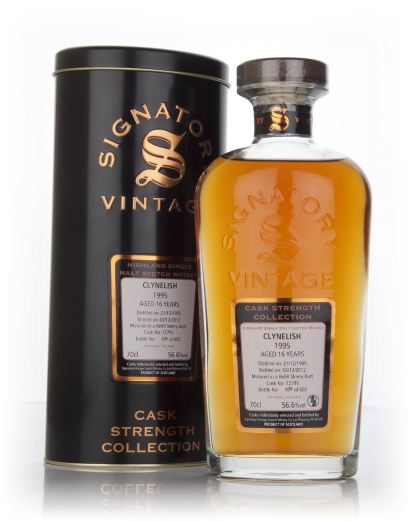 Clynelish 16 Year Old 1995 (cask 12795) - Cask Strength Collection (Signatory) 70cl