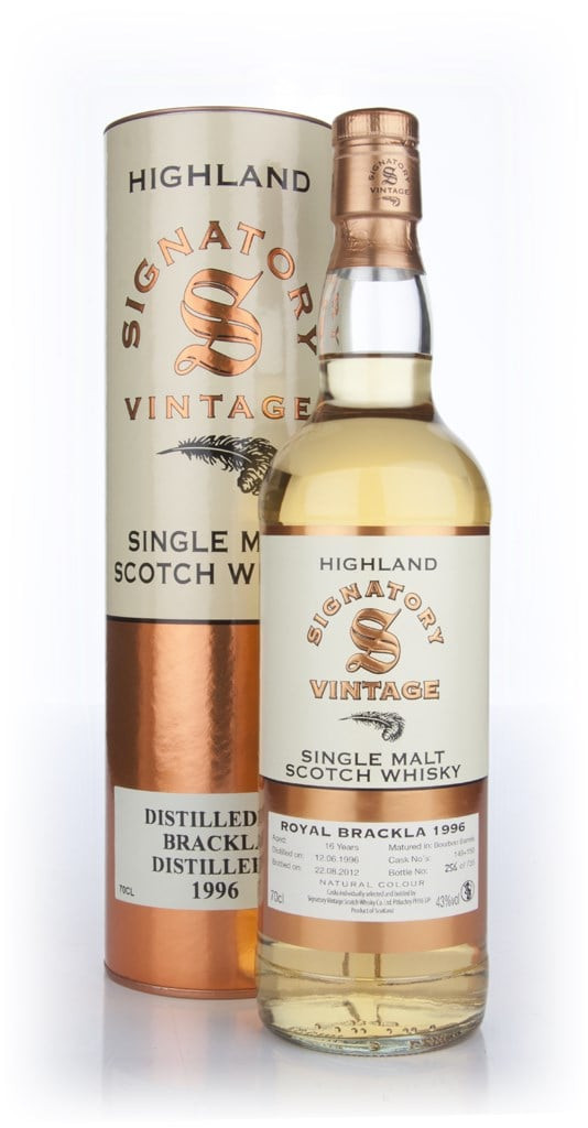 Brackla 16 Year Old 1996 (Signatory) 70cl
