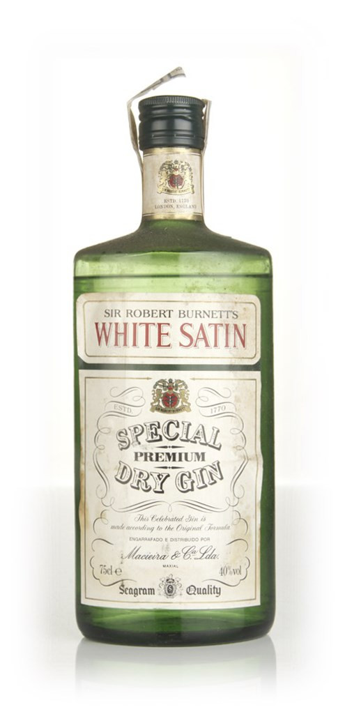 Burnett's White Satin Gin - 1970s