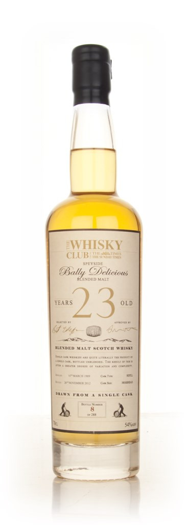 Bally Delicious 23 Year Old 1989 (The Whisky Club) 70cl