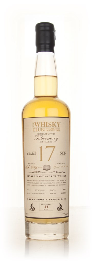 Tobermory 17 Year Old 1995 (The Whisky Club) 70cl