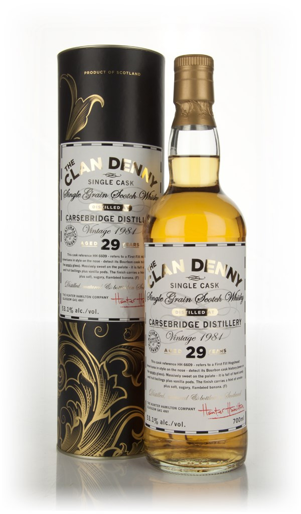 Carsebridge 29 Year Old 1981 - The Clan Denny (Douglas Laing) 70cl