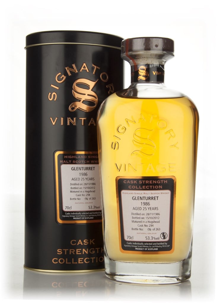Glenturret 25 Year Old 1986 Cask 294 - Cask Strength Collection (Signatory) 70cl