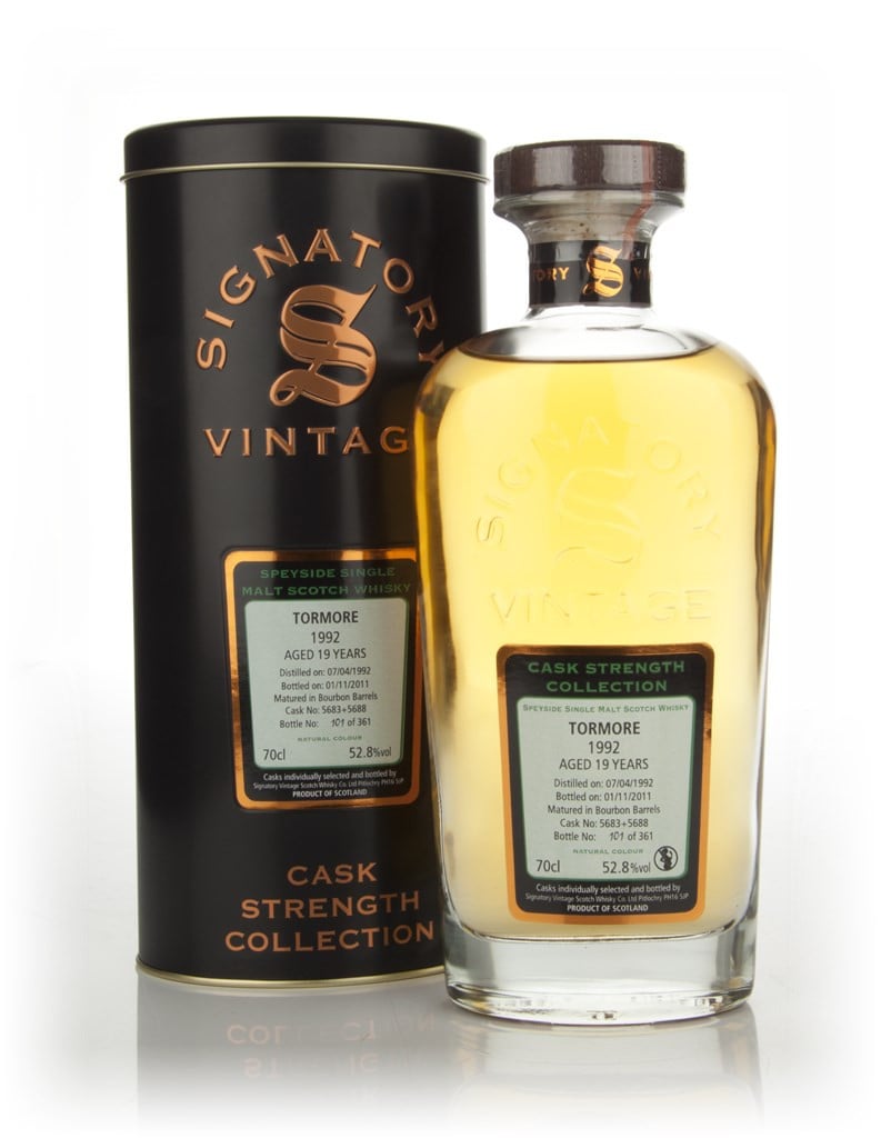 Tormore 19 Year Old 1992 (cask 5683+5688) - Cask Strength Collection (Signatory) 70cl
