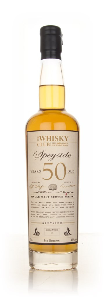 The Whisky Club 50 Year Old Speyside 70cl