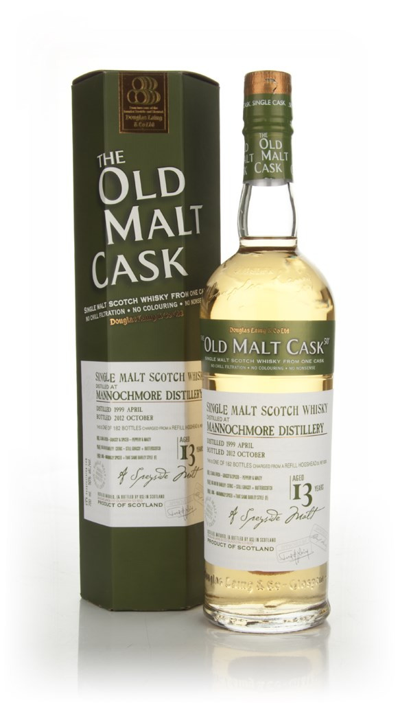 Mannochmore 13 Year Old 1999 - Old Malt Cask (Douglas Laing) 70cl