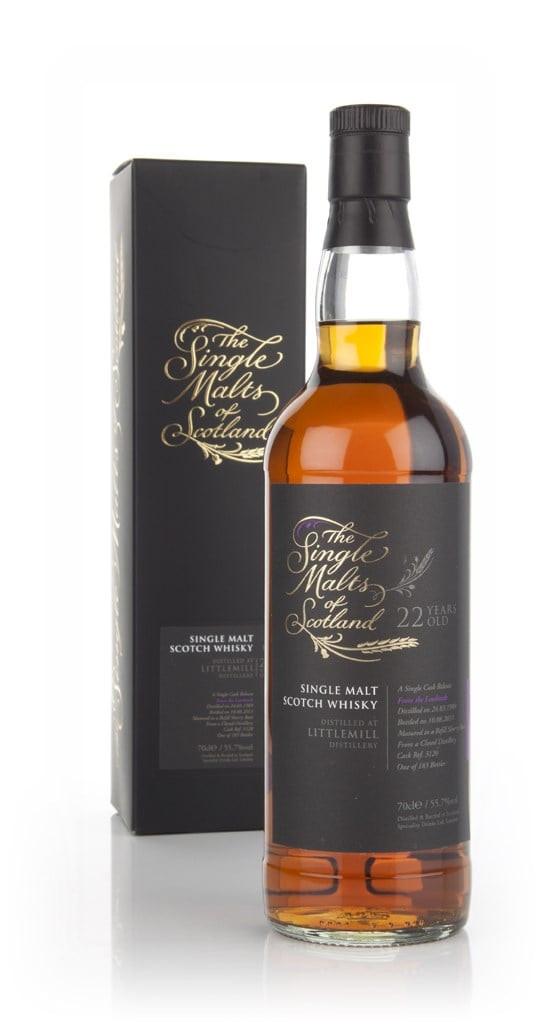 Littlemill 22 Year Old 1989 (cask 3120) - Single Malts of Scotland (Speciality Drinks) 70cl