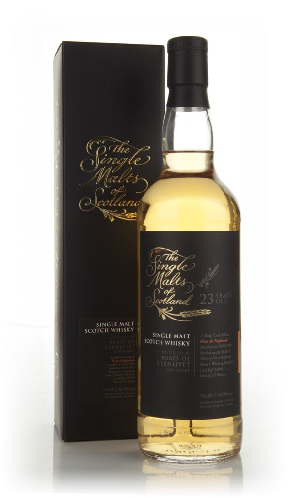 Braes of Glenlivet 23 Year Old 1989 - The Single Malts of Scotland 70cl