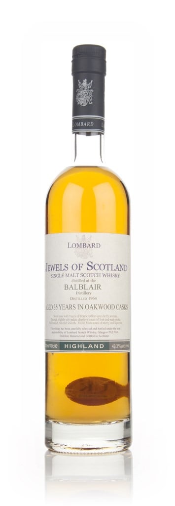 Balblair 35 Year Old - Jewels of Scotland (Lombard) 70cl