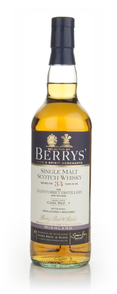 Glenturret 34 Year Old (cask ref. #1) (Berry Bros. & Rudd) 70cl