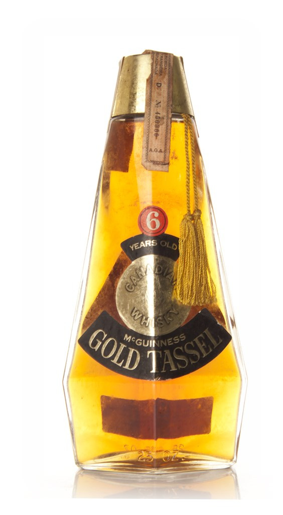 McGuinness Gold Tassel 6 Year Old Canadian Whiskey - 1960s 71cl