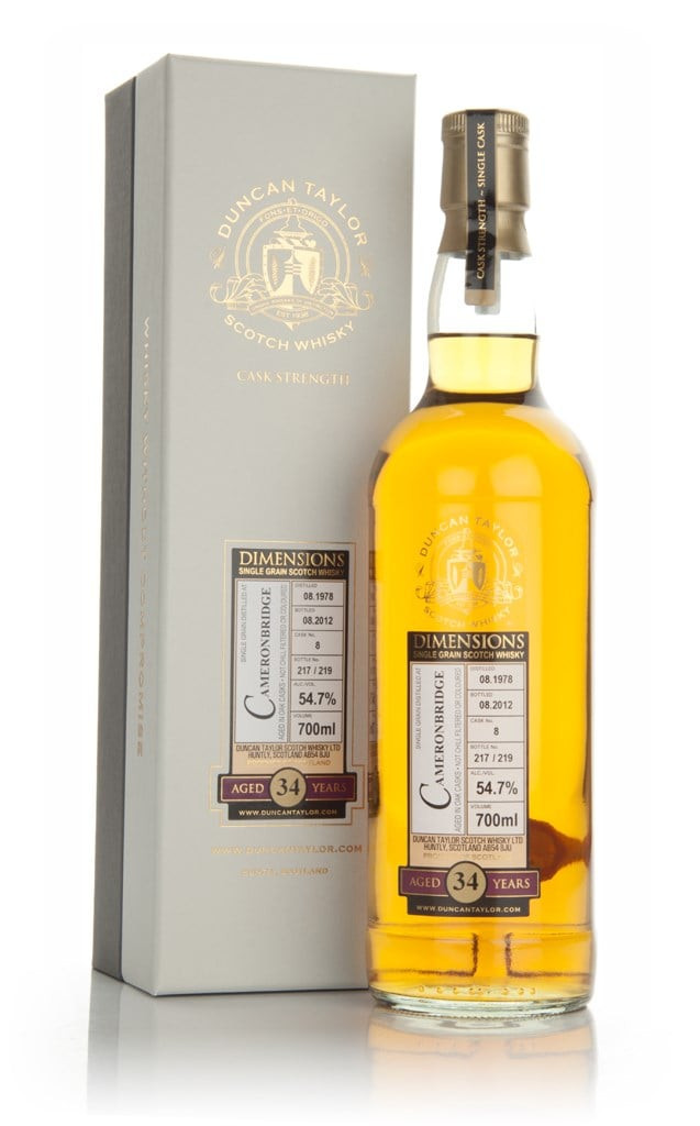 Cameronbridge 34 Year Old 1978 - Dimensions (Duncan Taylor) 70cl