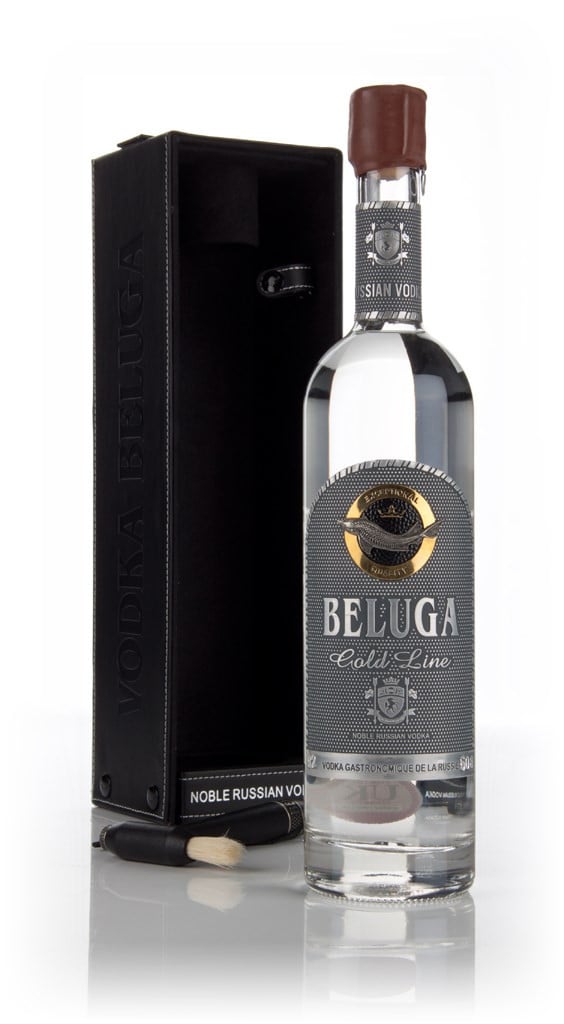 Beluga Gold Line with Leather Gift Box 70cl