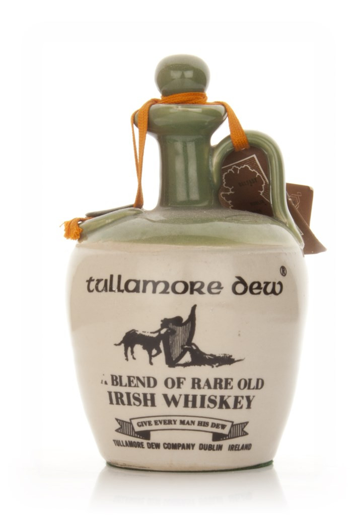 Tullamore Dew Ceramic Jug - 1960s 75cl
