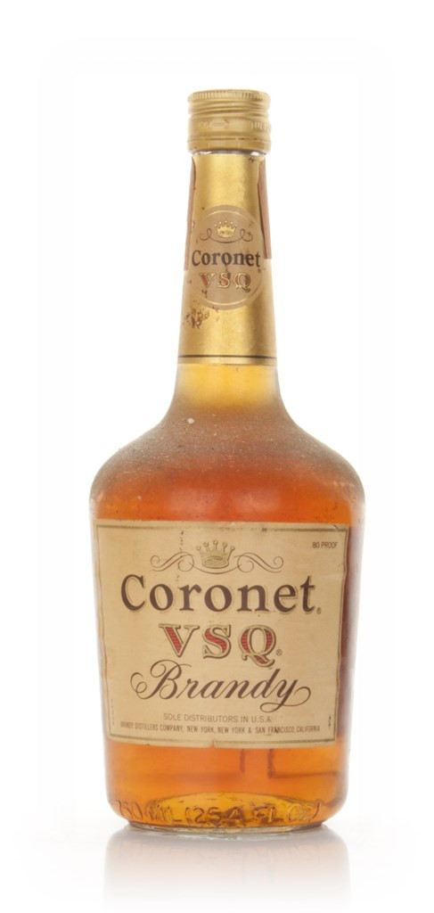 Coronet VSQ American Brandy - 1980s 70cl