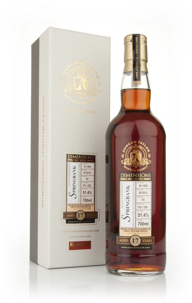Springbank 17 Year Old 1995 - Dimensions (Duncan Taylor) 70cl