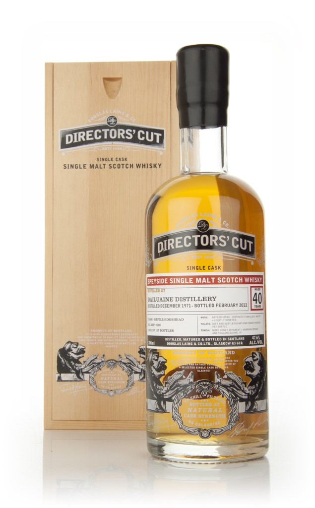 Dailuaine 40 Year Old 1971 (cask 8186) - Directors' Cut (Douglas Laing) 70cl