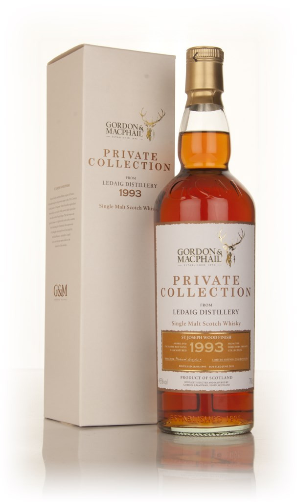 Ledaig 1993 St Joseph Wood Finish - Private Collection (Gordon & MacPhail) 70cl