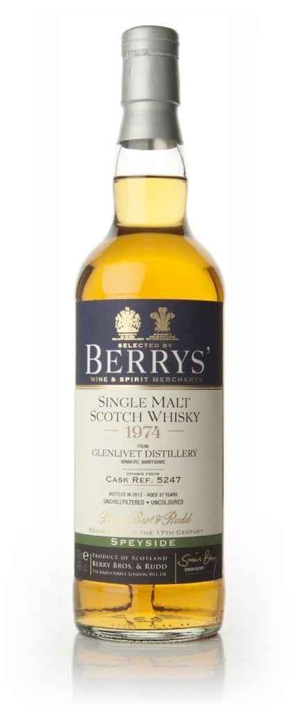 Glenlivet 37 Year Old 1974 (Cask 5247) (Berry Bros. & Rudd 70cl