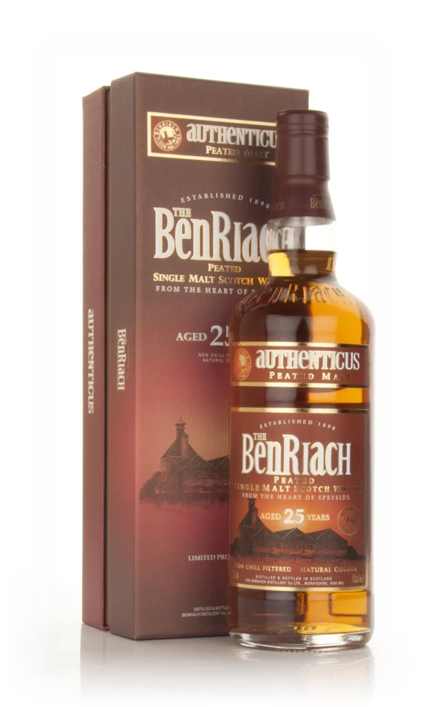 BenRiach 25 Year Old Authenticus Peated 70cl Whisky