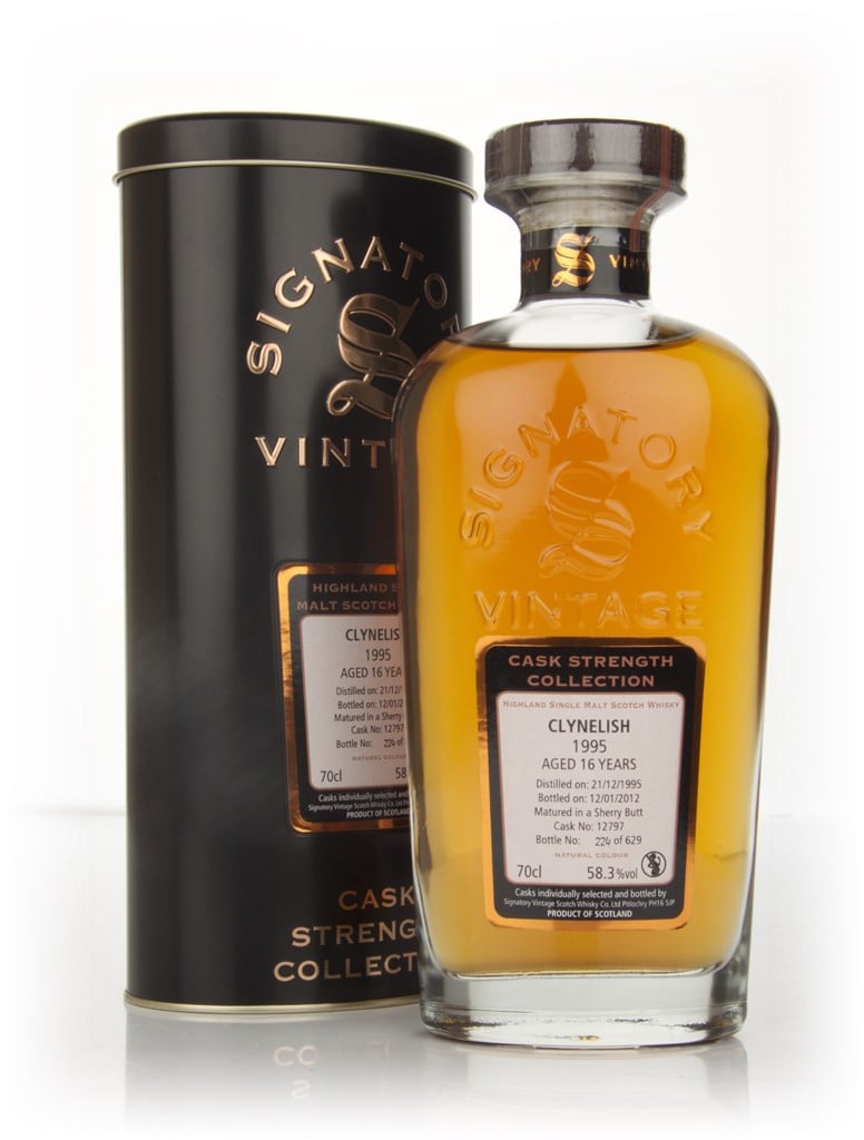 Clynelish 16 Year Old 1995 - Cask Strength Collection ( Signatory) 70cl