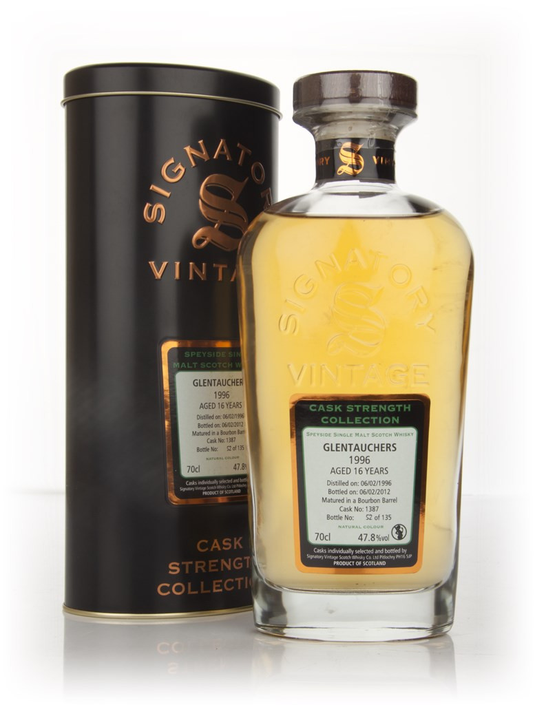 Glentauchers 16 Year Old 1996 (cask 1387) - Cask Strength Collection (Signatory) 70cl