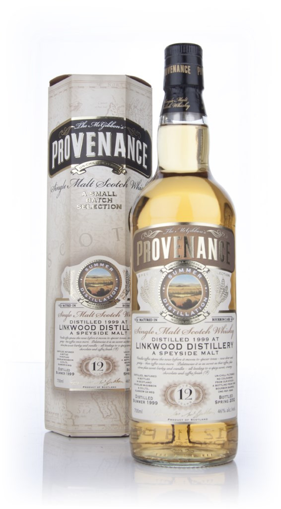 Linkwood 12 Year Old 1999 - Provenance (Douglas Laing) 70cl