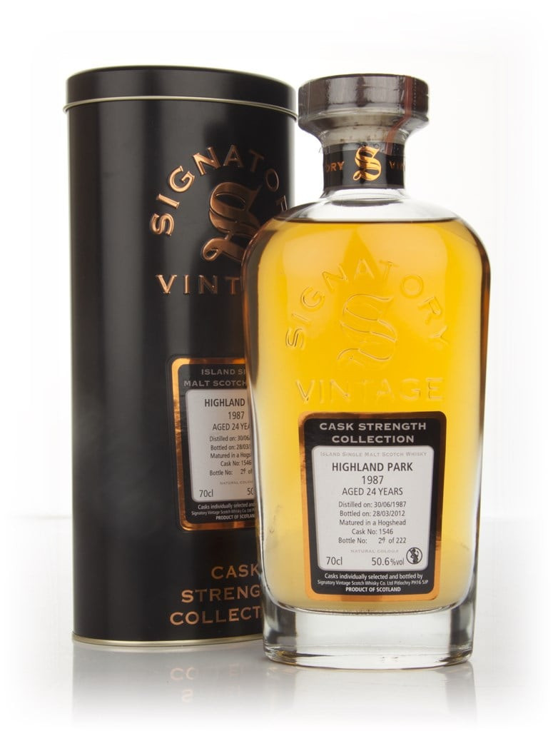 Highland Park 24 Year Old 1987 - Cask Strength Collection (Signatory) 70cl