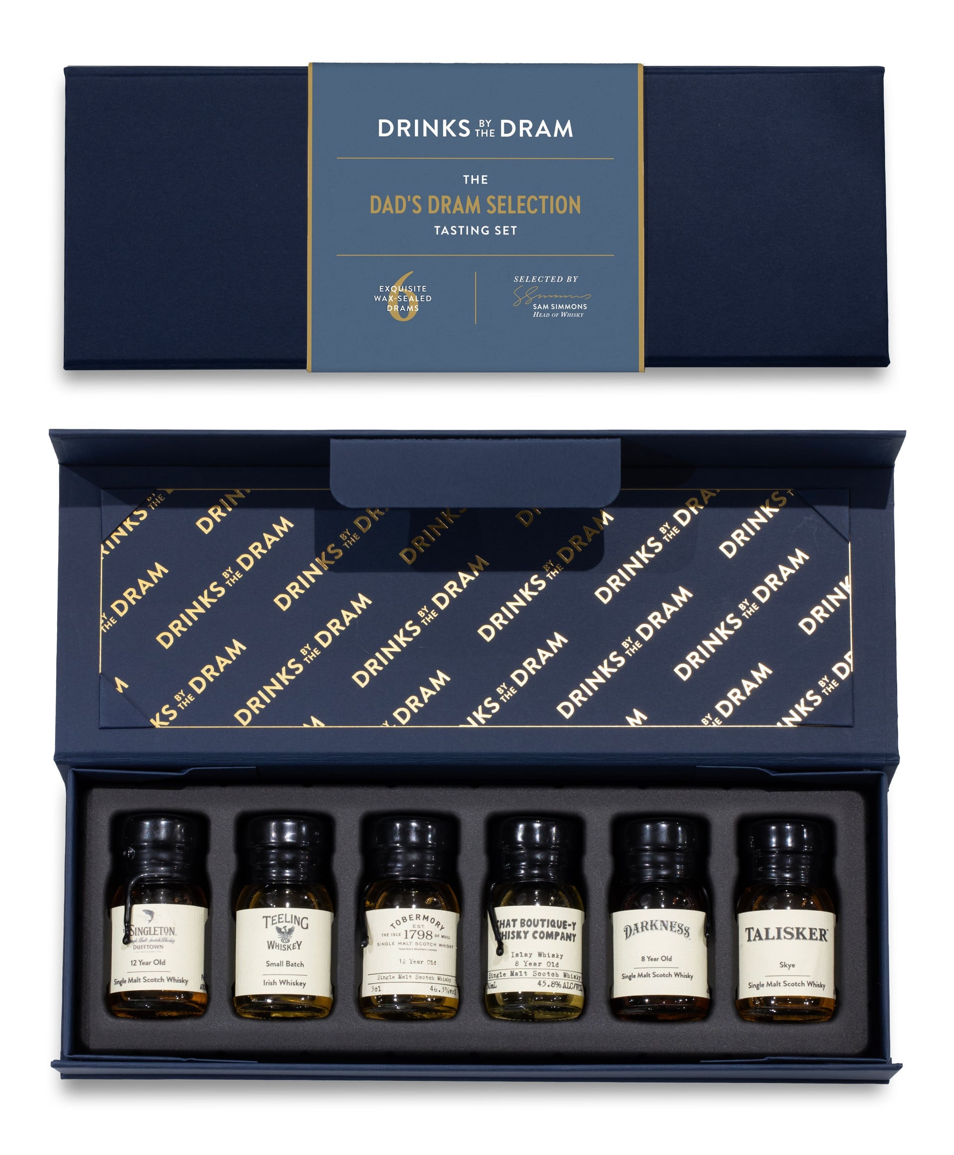 Dad's Dram Selection Whisky Tasting Set (Blue) V1