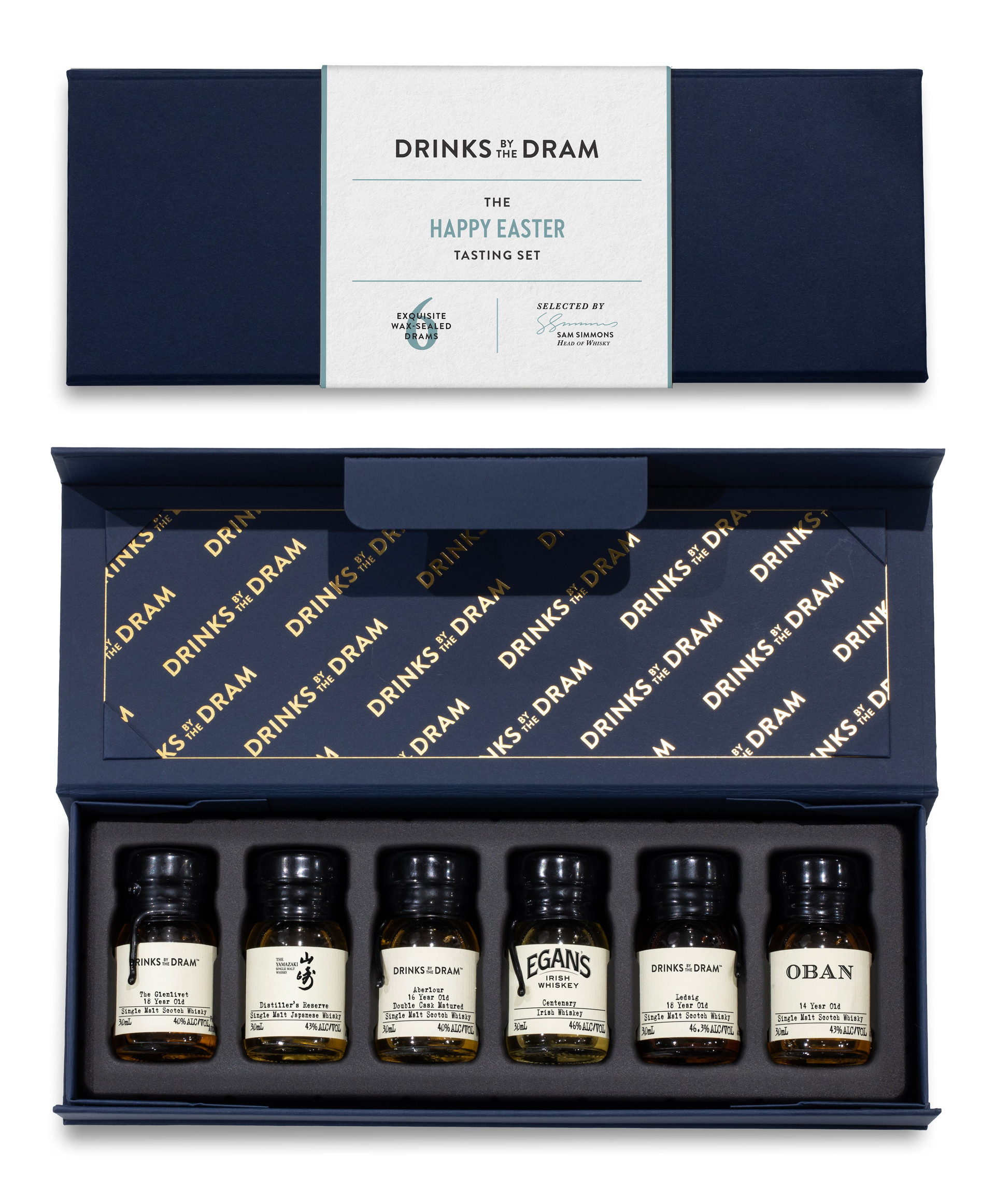 Happy Easter Premium Whisky Tasting Set (Blue) 18cl