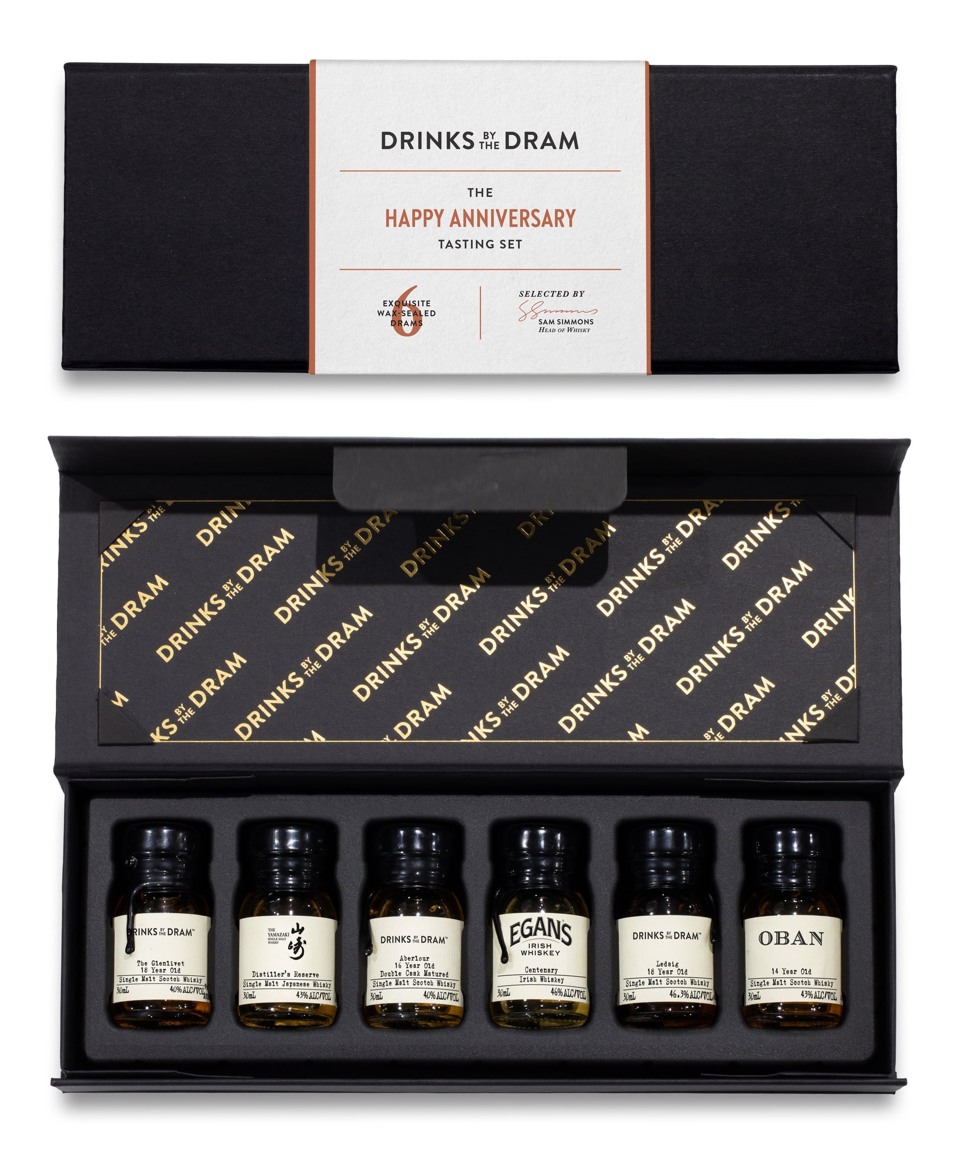Happy Anniversary Premium Whisky Tasting Set (Black)