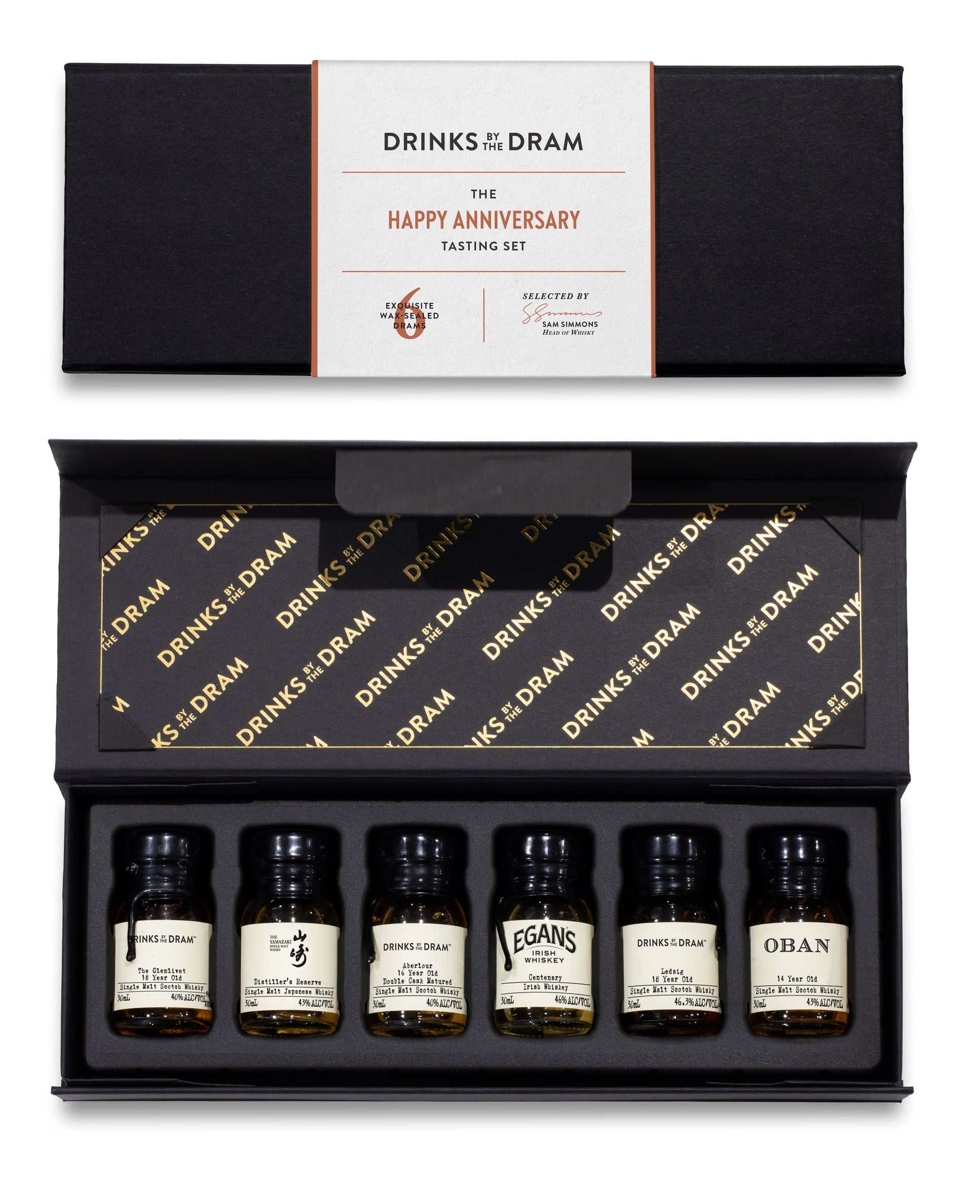 Happy Anniversary Premium Whisky Tasting Set (Black)