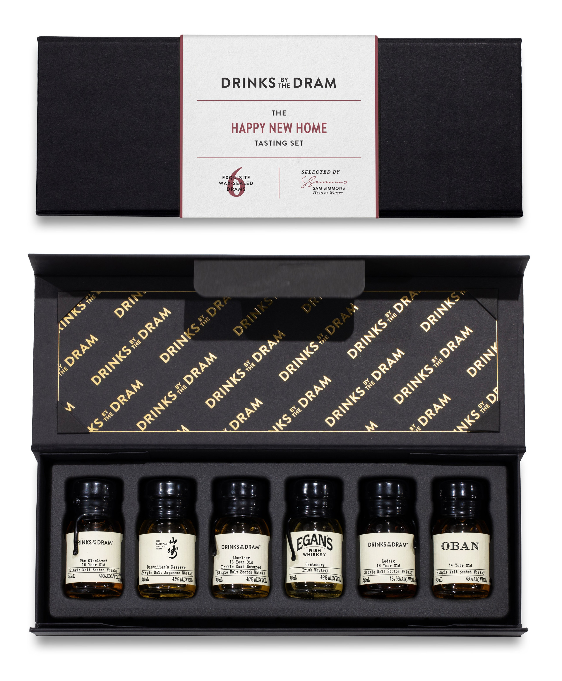 Happy New Home Premium Whisky Tasting Set (Black)