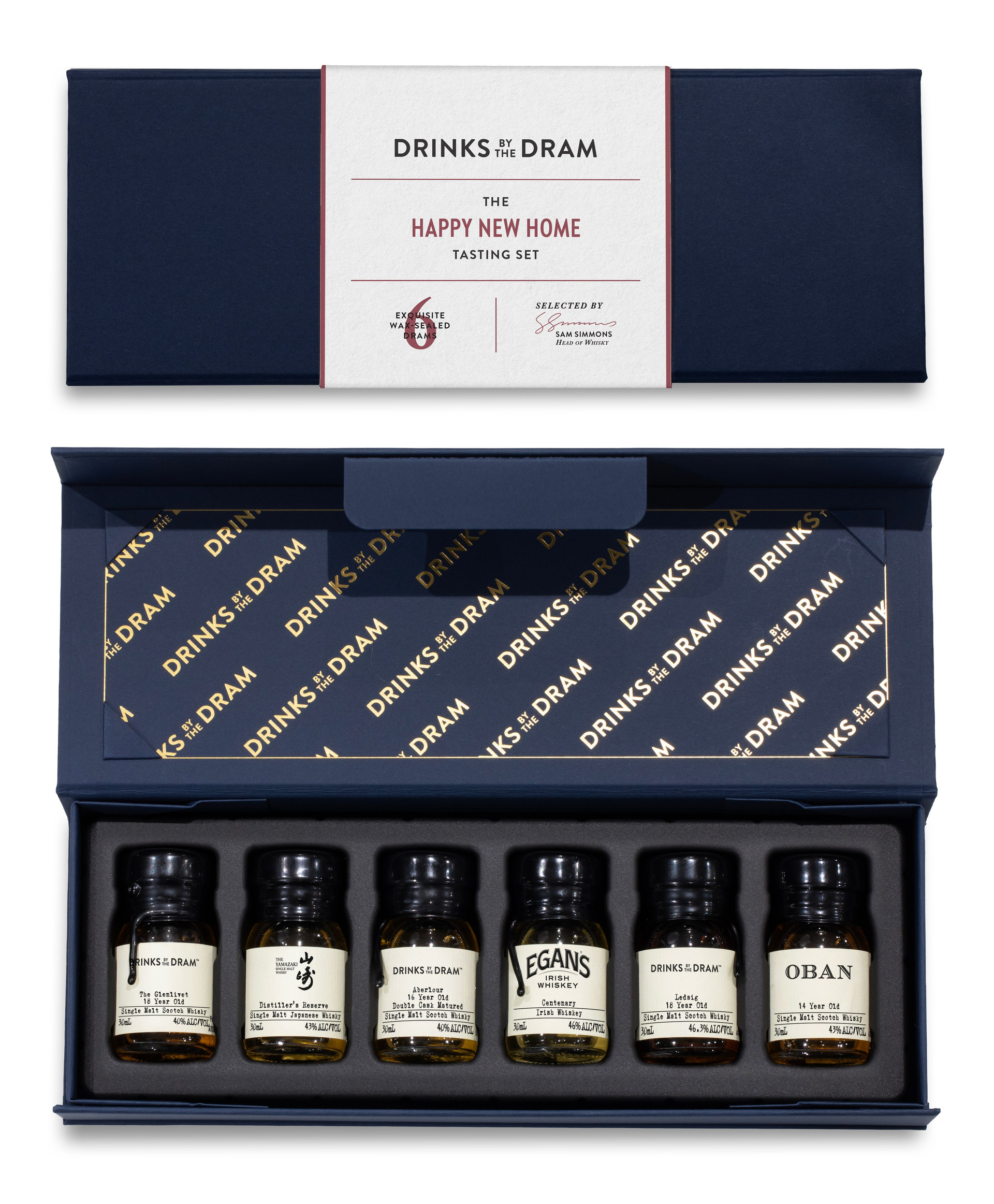 Happy New Home Premium Whisky Tasting Set (Blue) 18cl